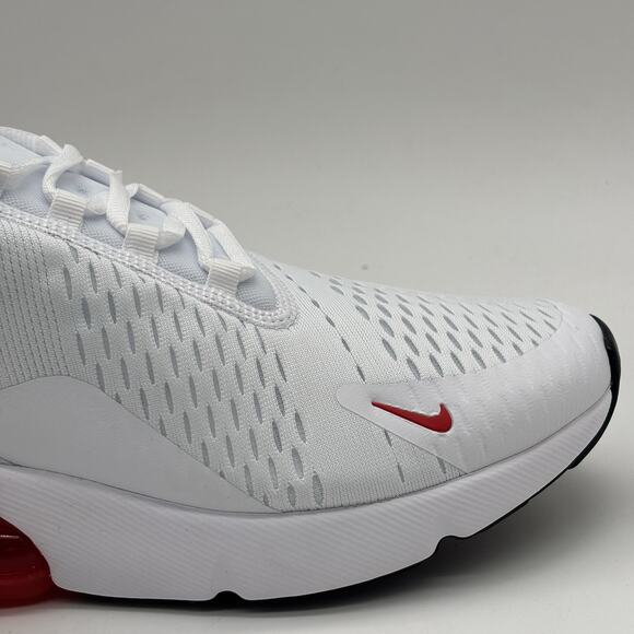 Nike Air Max 270 White Red Black BV2523 100 Mens Size 9 NEW Sneakers main image 8